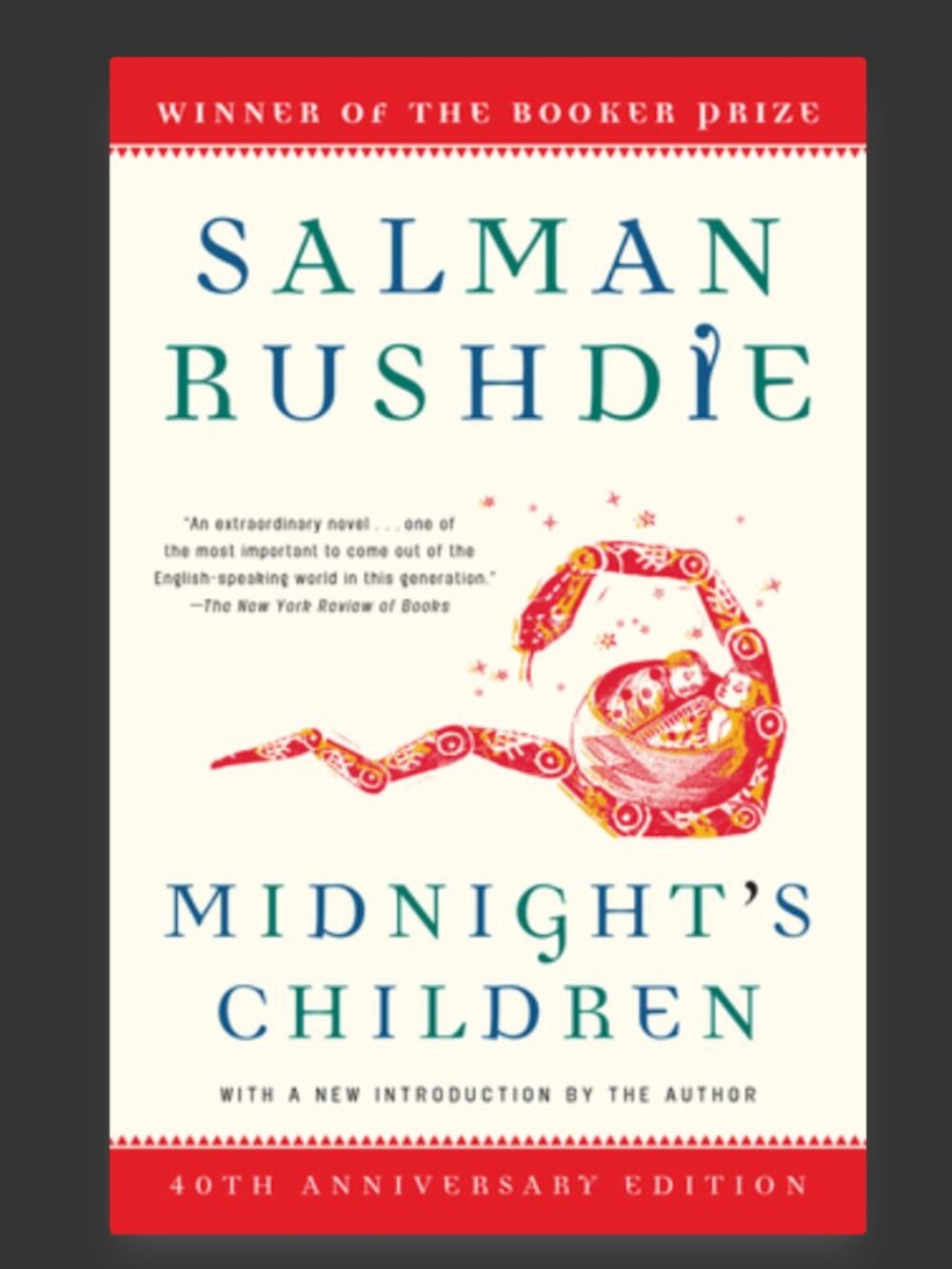 3/$10 Midnight's Children by Salman Rushdie